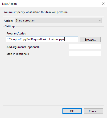 Actions Tab